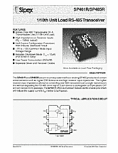 DataSheet SP485RE pdf
